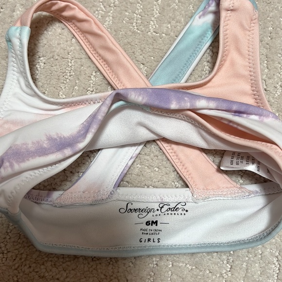 Sovereign Code tie dye baby girl bikini bathing suit - Picture 10 of 10